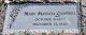 Photo of headstones/thumb_Mary Matilda Campbell d 1963 hdstn Pasadena Grand View Mem Pk TX